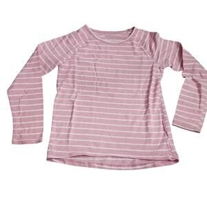 The Children Place Pink/White Striped Shirt